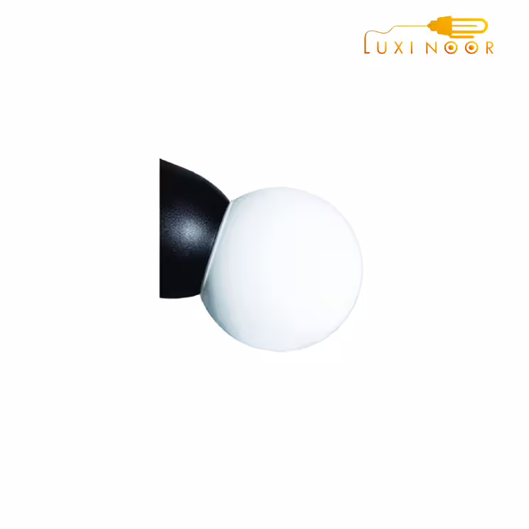 حباب دیواری پارکی باغی مدرن ارزان ضد آب لامپخور شعاع کد SH-200-BRT