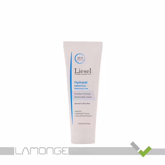 کرم مرطوب کننده لایسل مدل Hydrasel Rich مناسب پوست خشک حجم 50 میلی لیتر