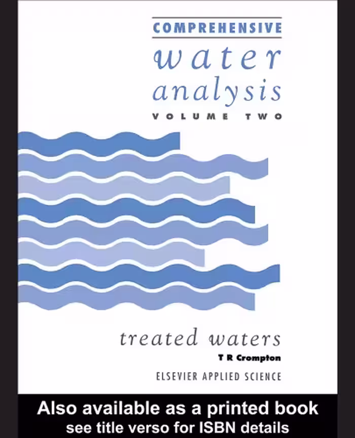 خرید و دانلود نسخه کامل کتاب Comprehensive Water Analysis