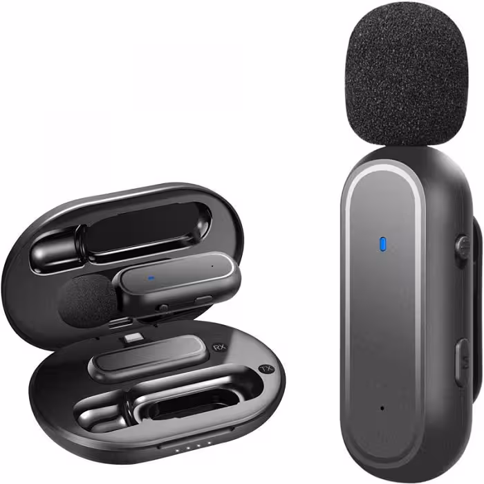 میکروفن بیسیم یقه ای مدل K60/TYPE-C wireless microphone