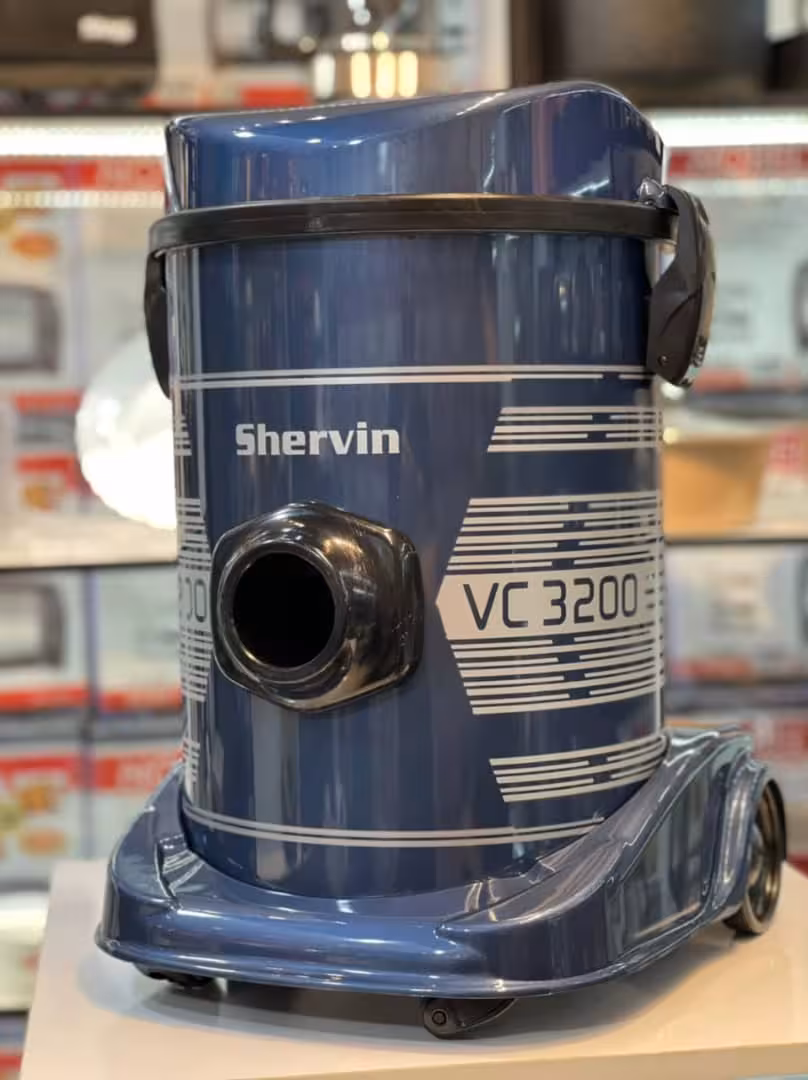 جاروبرقی سطلی شروین مدل VC-3200 با دوسال گارانتی شرکتی (تحویل در تهران 5 الی 6 ساعت)(بسیار باکیفیت)(ارسال به شهرستانهاباربری)