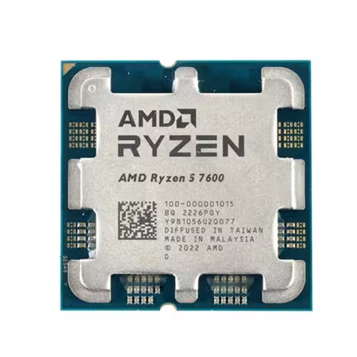 پردازنده دسکتاپ AMD مدل AMD Ryzen 5 7600 • بدون جعبه