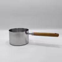 شیرجوش دسته چوبی هوفا استیل