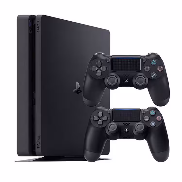 کنسول سونی دو دسته Sony PlayStation 4 Slim – 1TB, 2 Controller, Black