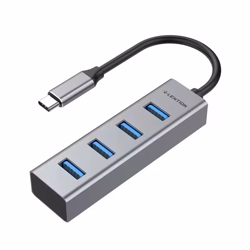 هاب 4 پورت LENTION مدل C22S