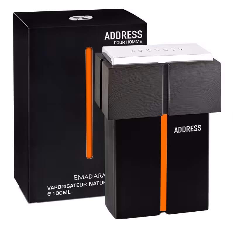 ادکلن مردانه عمادآرا مدل Address حجم 100 میلی لیتر
