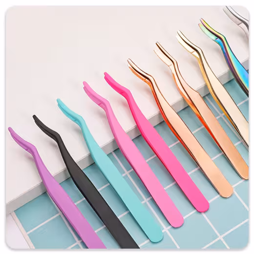 انبر کاشت مژه رنگی