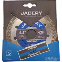 صفحه برش پرسلان جادری مدل JDC-115P قطر 115 میلی‌متر