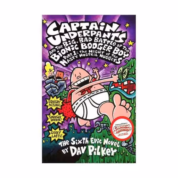 کتاب رمان CAPTAIN UNDERPANTS VOL. 6 کاپیتان زیر شلواری جلد6