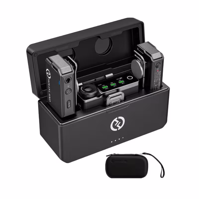 میکروفون یقه ای بی سیم Hollyland Lark Max Duo Wireless Microphone