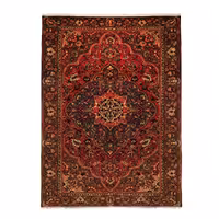 فرش دستبافت بختیاری قدیمی شش متری