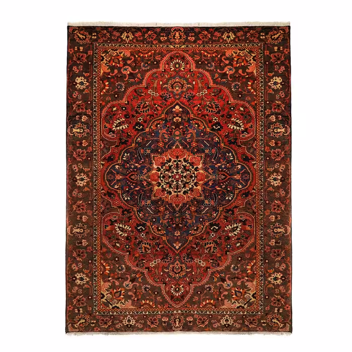 فرش دستبافت بختیاری قدیمی شش متری