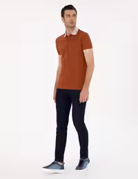 شلوار جین اسلیم فیت مردانه سرمه ای کاشارل