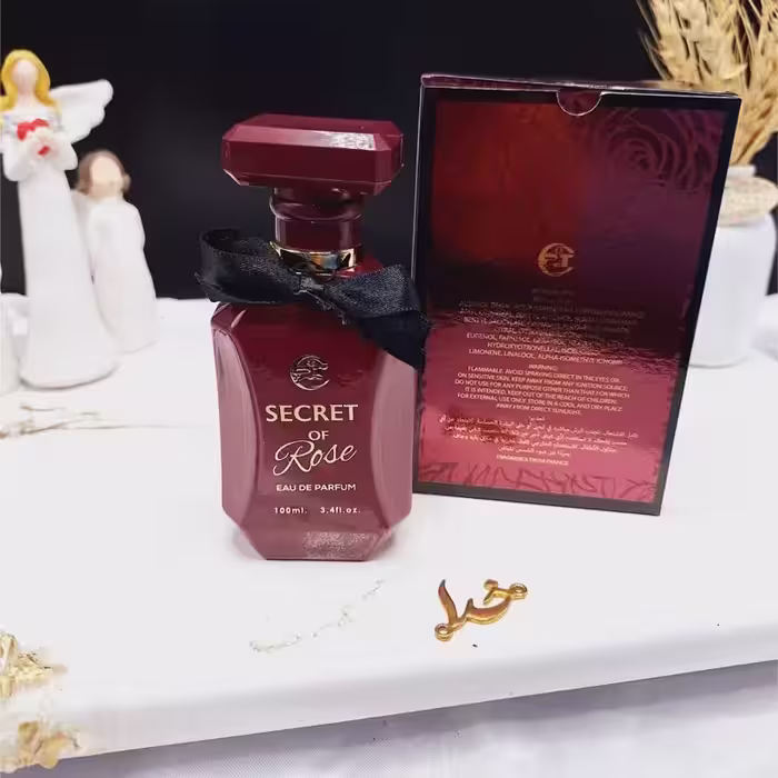 ادکلن 100 میل برند سکرت رز SECRET OF ROSe کد 8795 ارسال از مشهد