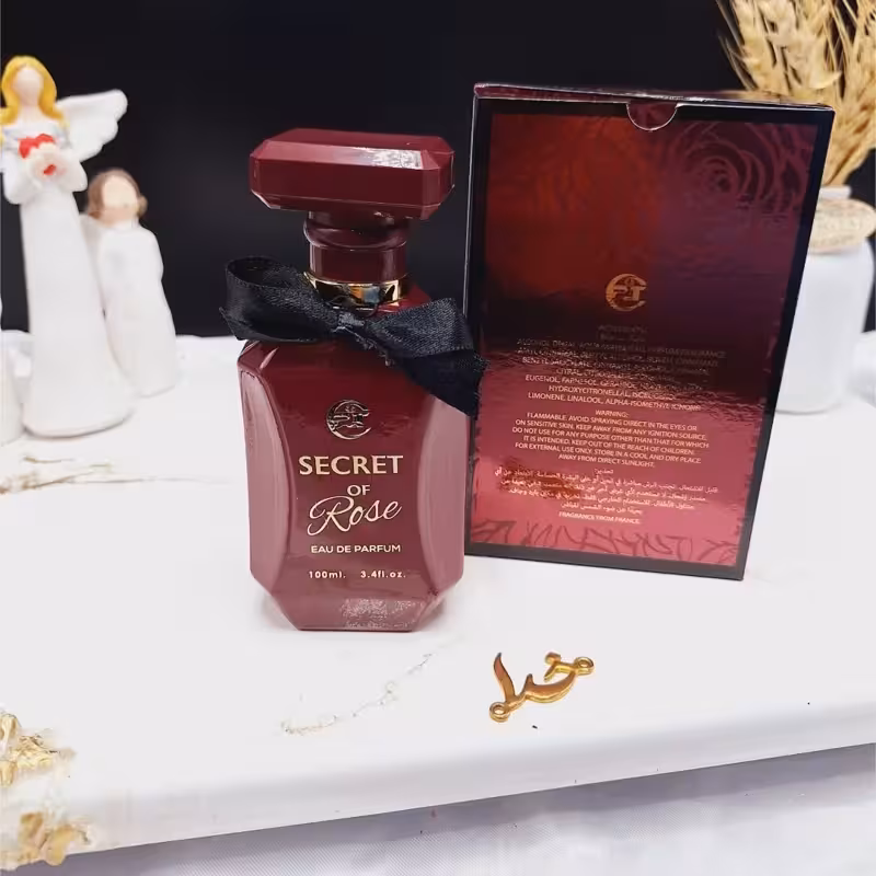 ادکلن 100 میل برند سکرت رز SECRET OF ROSe کد 8795 ارسال از مشهد