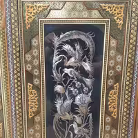 قاب خاتم قلمزنی مسی اصفهان در ابعاد مختلف. هنر دست استادان اصفهان