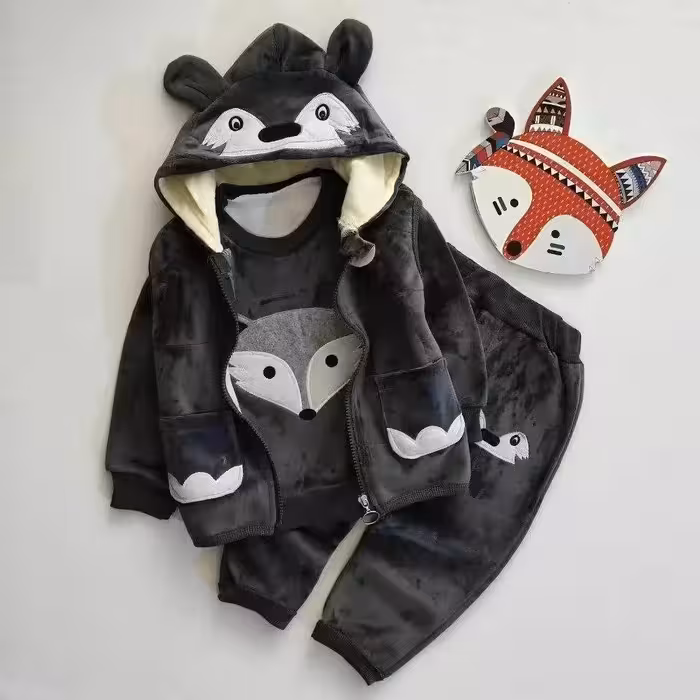 سه تیکه اسپرت مخمل بچگانه،پسرانه،دخترانه،دخترونه،وارداتی،خارجی،بچه گانه،ست،لباس،کودک،ارسال رایگان،پاییزه،زمستانی،سویشرت