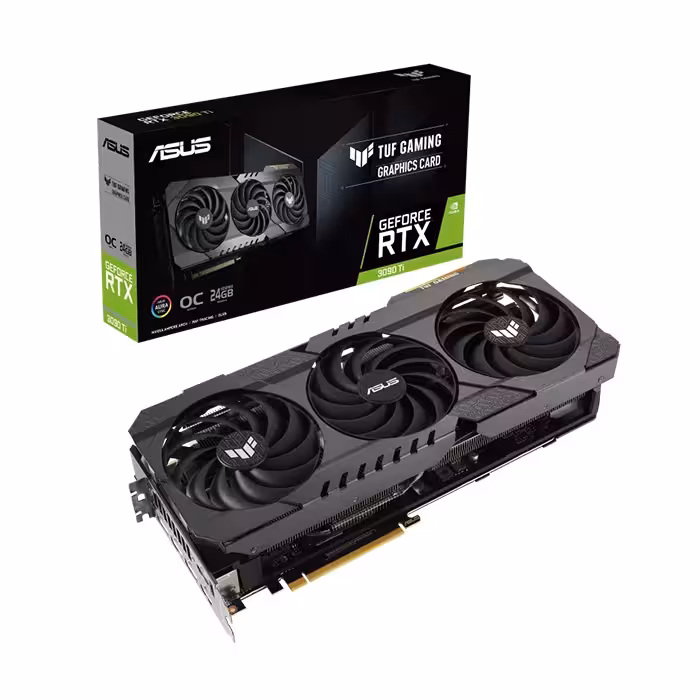 کارت گرافیک ایسوس TUF Gaming GeForce RTX 3090 TI OC Edition 24GB