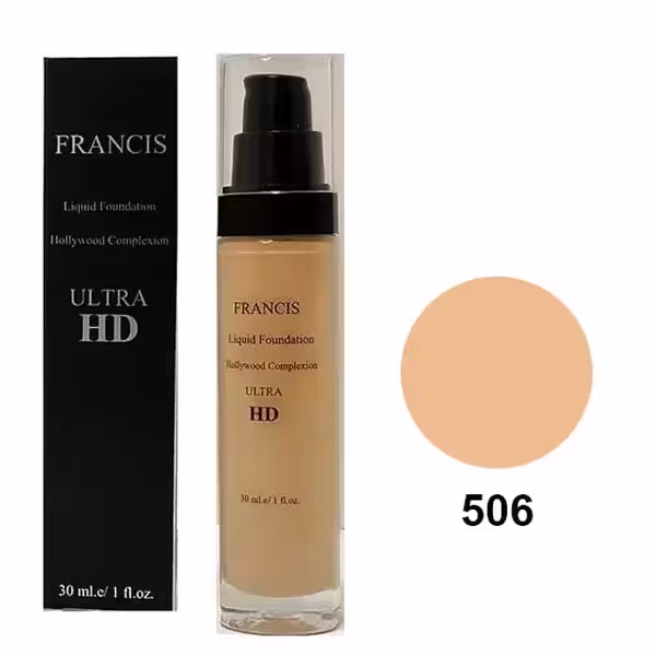 کرم پودر فرانسیس مدل Ultra HD شماره 506 هالیوودی
