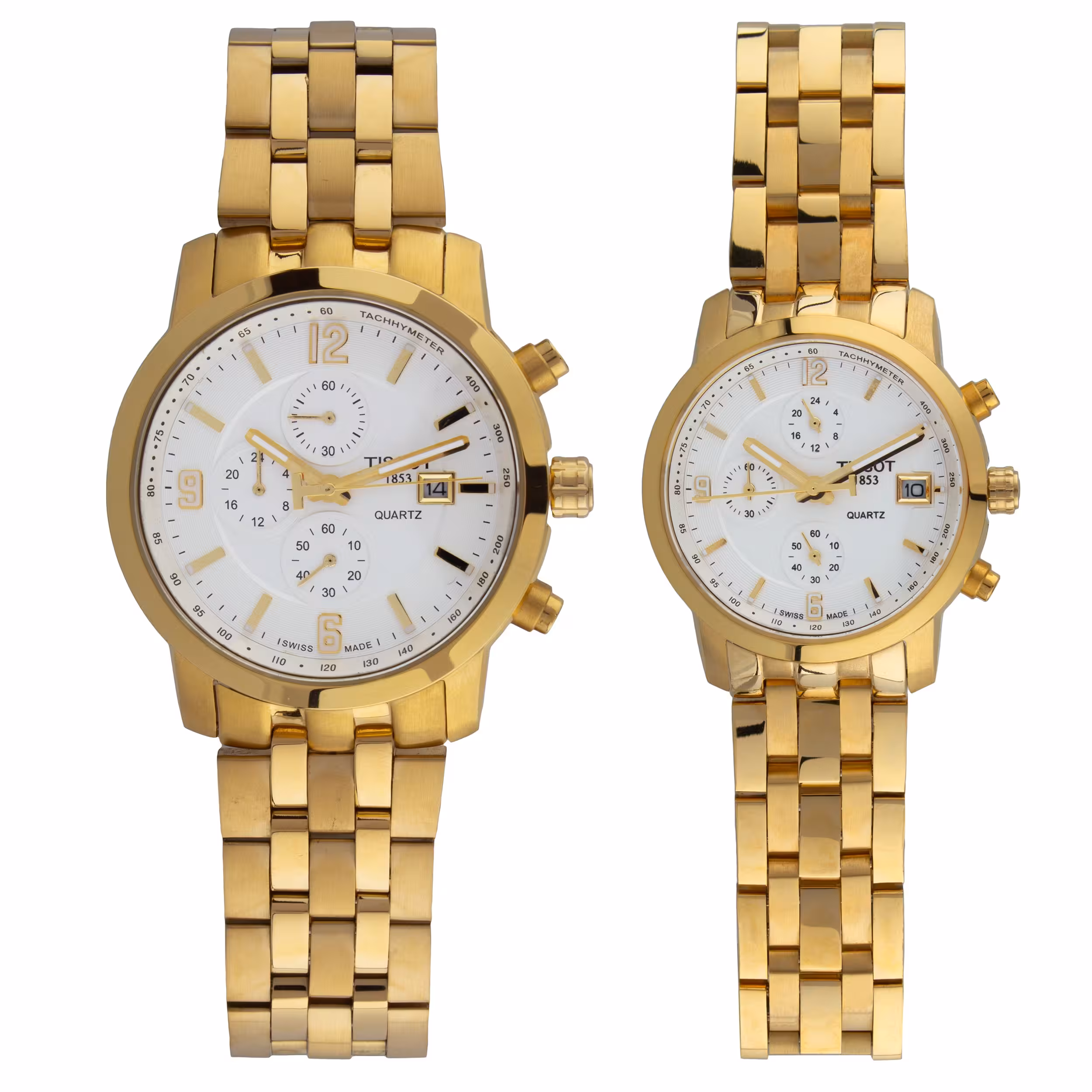 ست ساعت مچی زنانه و مردانه- تیسوت- Master quality Tachymeter T055417A-مدلWS-37