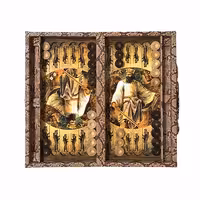 تخته نرد چرم طرح داریوش