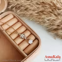گردنبند ژوپینگ اصل دخترانه نقره ای کد GNB16477W