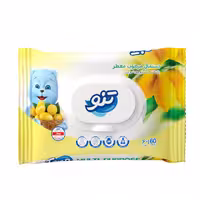 دستمال مرطوب معطر صورت و بدن تنو 60 عددی