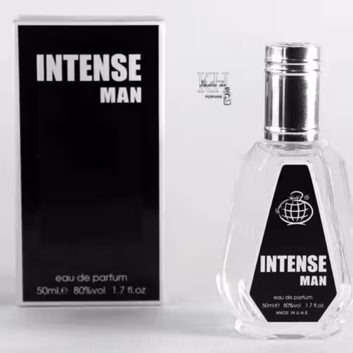 عطر مردانه من اینتنس ( Man Intense) برند فرگرانس 50 میل رایحه جگوار مشکی