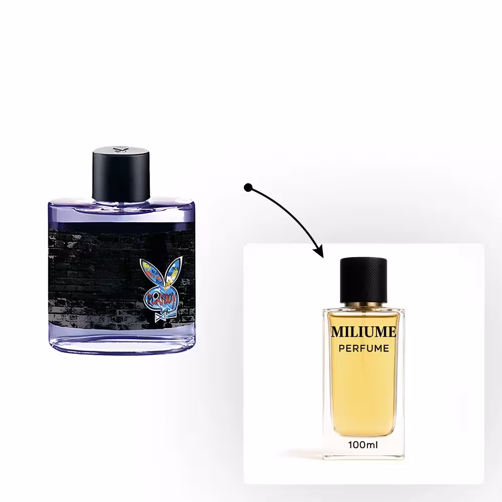 اسانس عطر Playboy New York برند gemini - کد 2117 - پلی بوی نیویورک 100ML - میلیوم پرفیوم