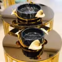 STONE استون سنگی رینگ  لبه دار  گل شیپوری قطر 15 بدون پایه  S-8586