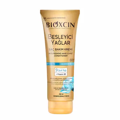 کرم مو ضد ریزش بیوکسین Bioxcin Besleyici Yağlar مناسب موهای خشک و آسیب دیده 250 میل