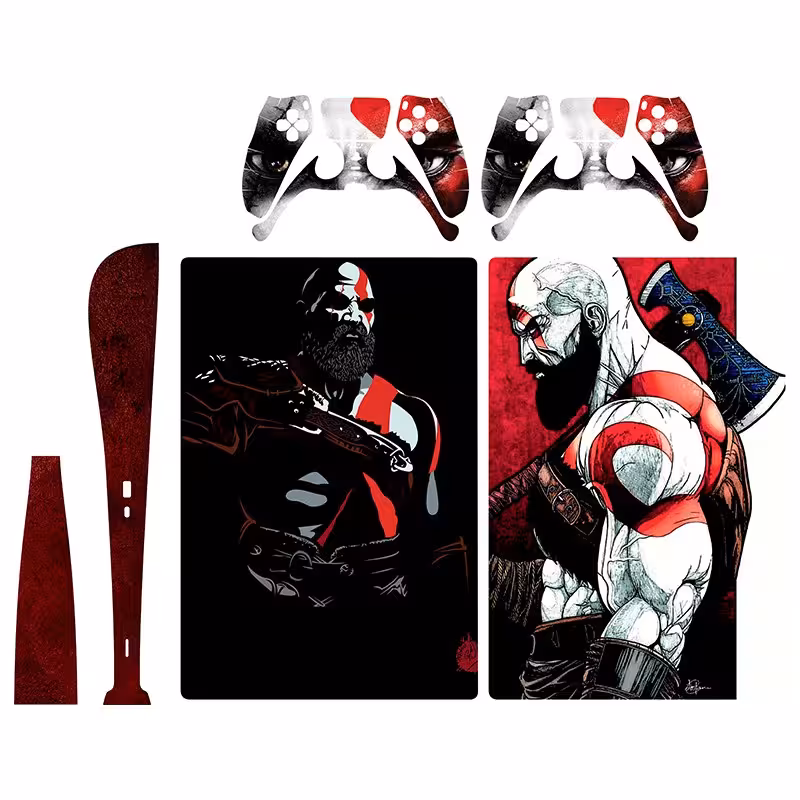 اسکین(برچسب)Playstation 5-مدل دیجیتال -طرح god of war -کد13-سفارشی