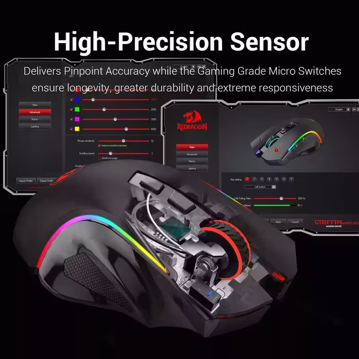 ماوس مخصوص بازی ردراگون مدل Griffin M602-KS
