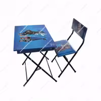 میز و صندلی تحریر باکسدار کودک مدل آنا السا شهریار فروزن