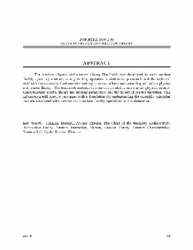 خرید و دانلود نسخه کامل کتاب Nuclear Physics and Reactor Theory. Module 1. Atomic and Nuclear Physics