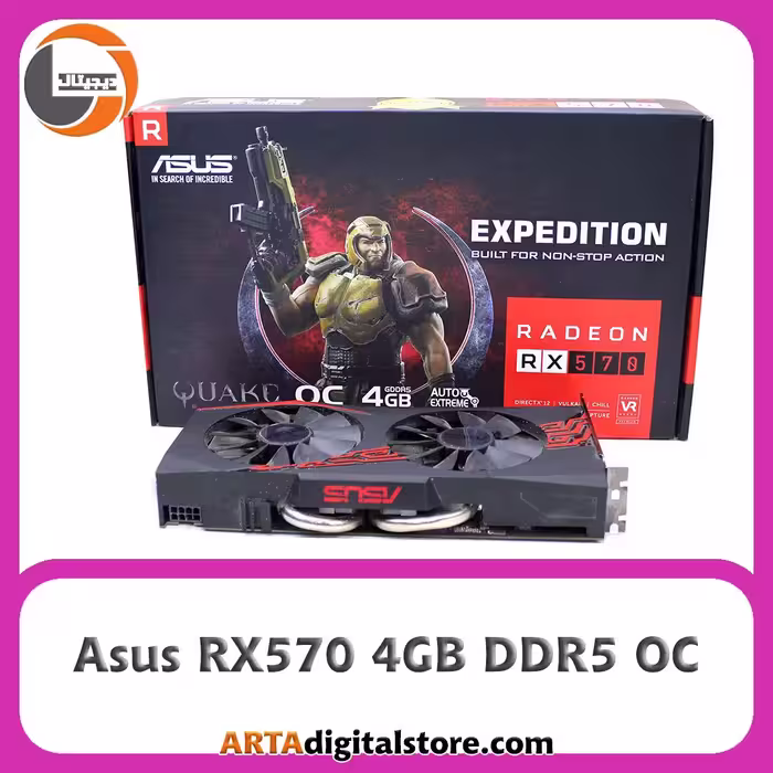گرافیک Asus RX570 4GB DDR5 OC