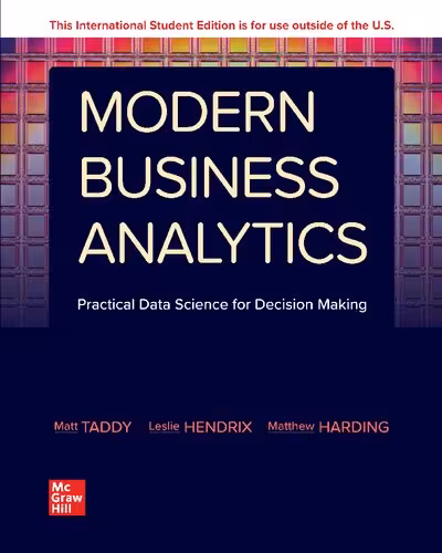 خرید و دانلود نسخه کامل کتاب Modern Business Analytics: Practical Data Science for Decision-making