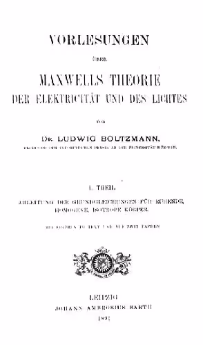 خرید و دانلود نسخه کامل کتاب Vorlesungen ueber Maxwells Theorie der Elektrizitaet