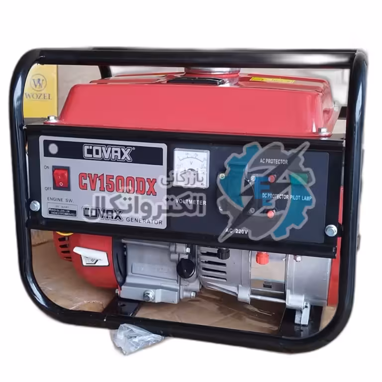موتوربرق بنزینی کواکس 1 کیلو وات مدل CV1500DX ا موتور برق کواکس 1 کیلو وات مدل CV1500DX- بنزینی