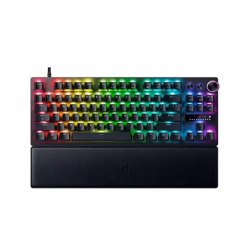 کیبورد گیمینگ با سیم ریزر مدل Huntsman V3 Pro TKL