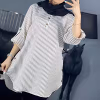 مانتو راه راه دلنیا