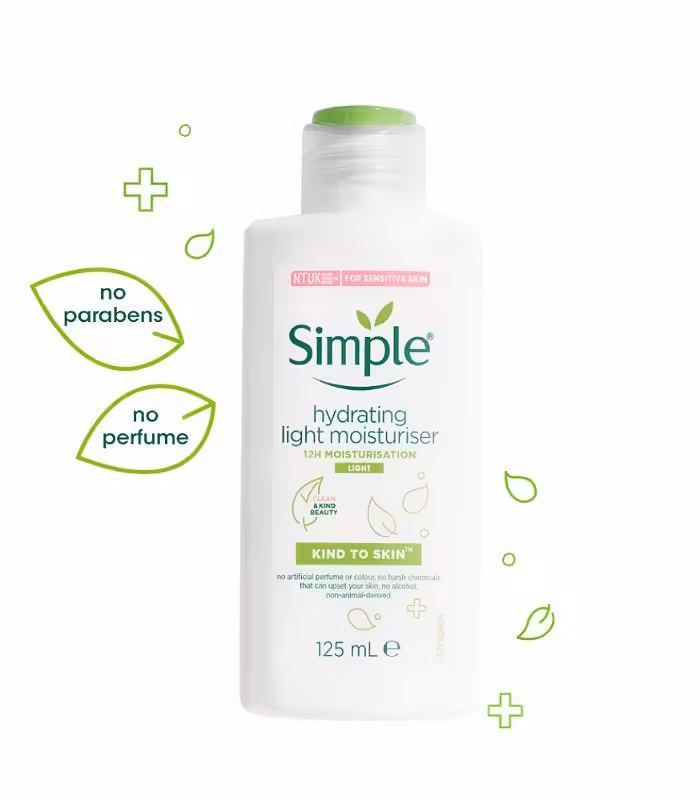 کرم مرطوب کننده و آبرسان سیمپل مدل لایت