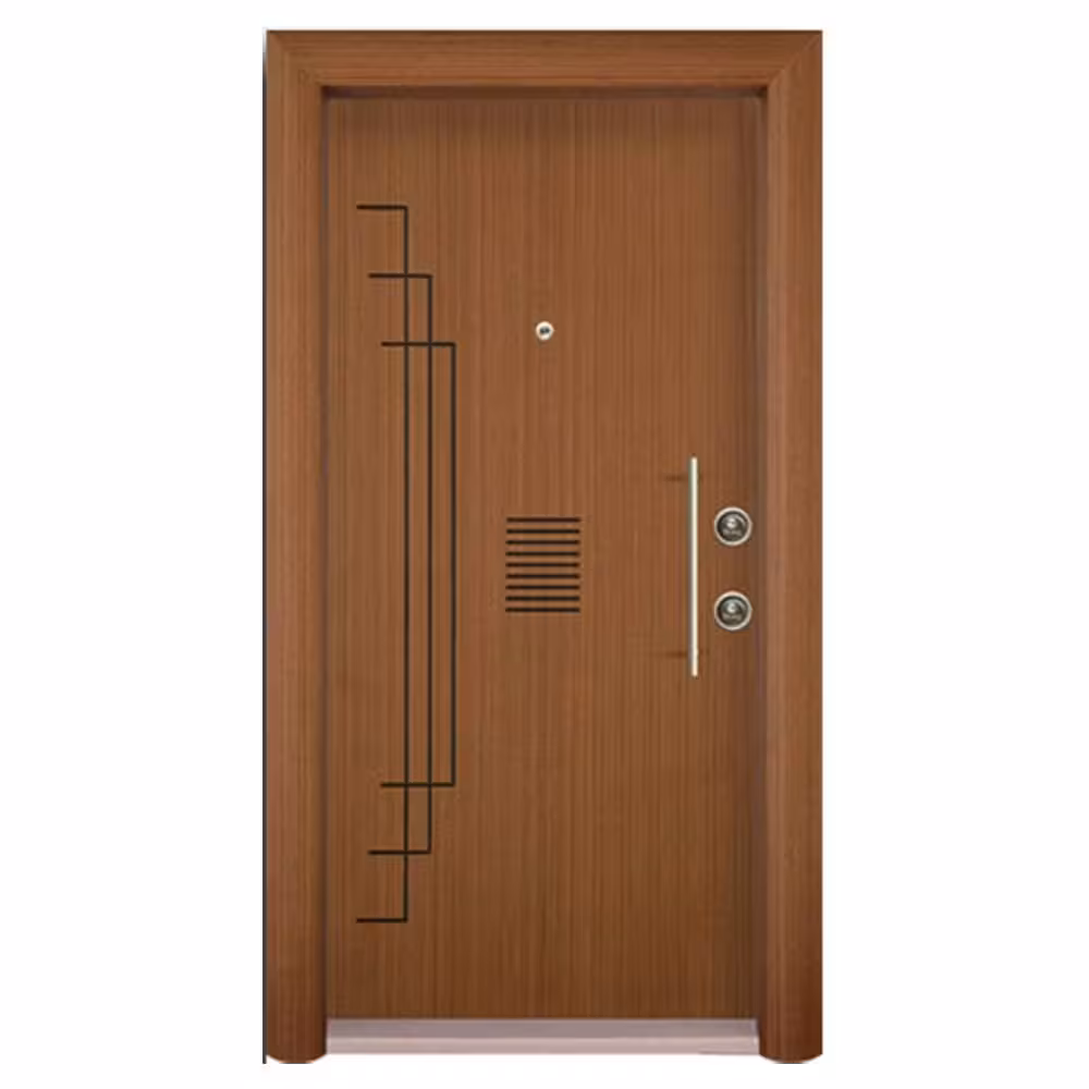 درب ضد سرقت CNC رویه PVC کد 1297