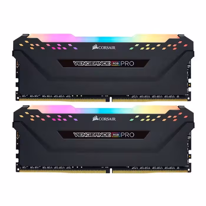 رم کورسیر دو کاناله 16 گیگابایت مدل VENGEANCE RGB PRO فرکانس 3200 مگاهرتز