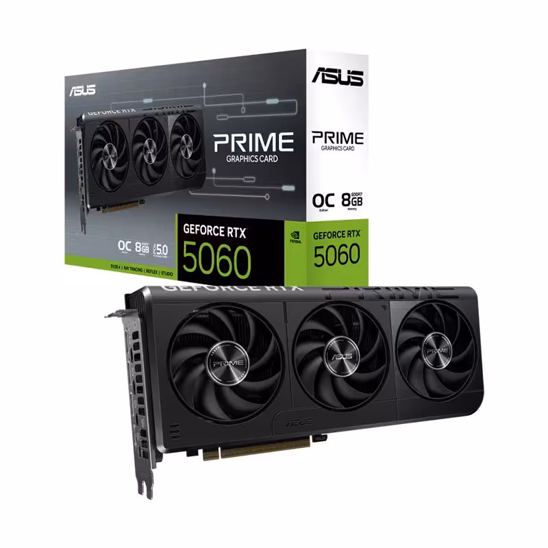 کارت گرافیک ایسوس PRIME GeForce RTX 5060 8GB OC Edition