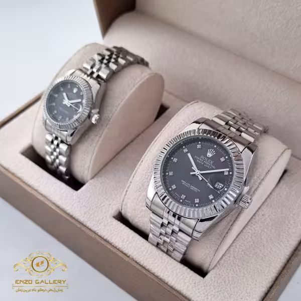 خرید ساعت مچی رولکس ست مردانه زنانه  rolex rl609