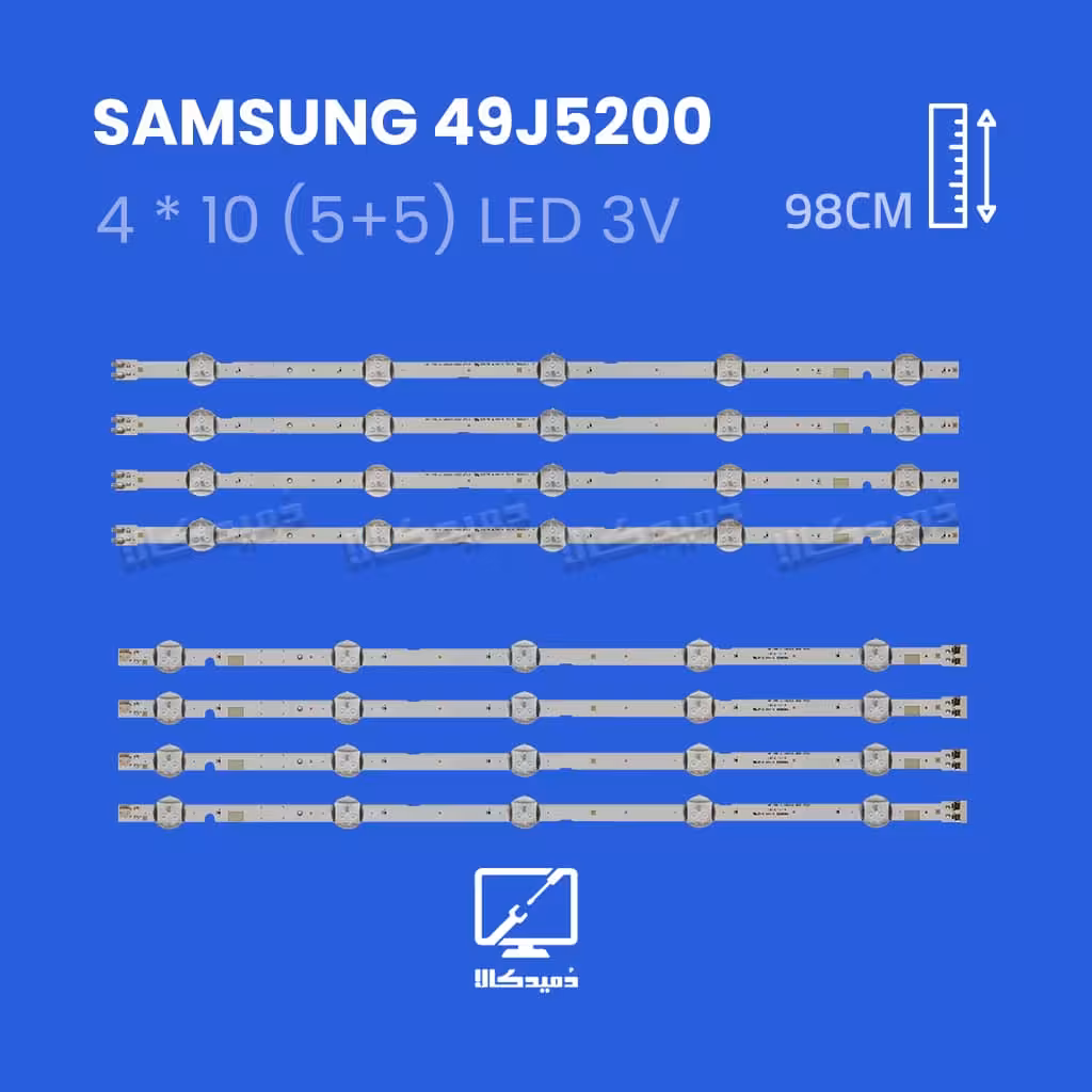 بک لایت تلویزیون سامسونگ مدل 49J5200