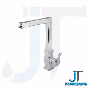 شیر ظرفشویی اهرمی کروم خش دار آریانا (مدل رابو)