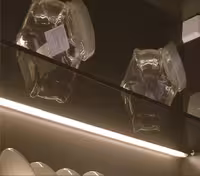 چراغ LED داخل کمد و کابینت جهت شلف شیشه ای عرض 90 سانتیمتر فانتونی کد N574