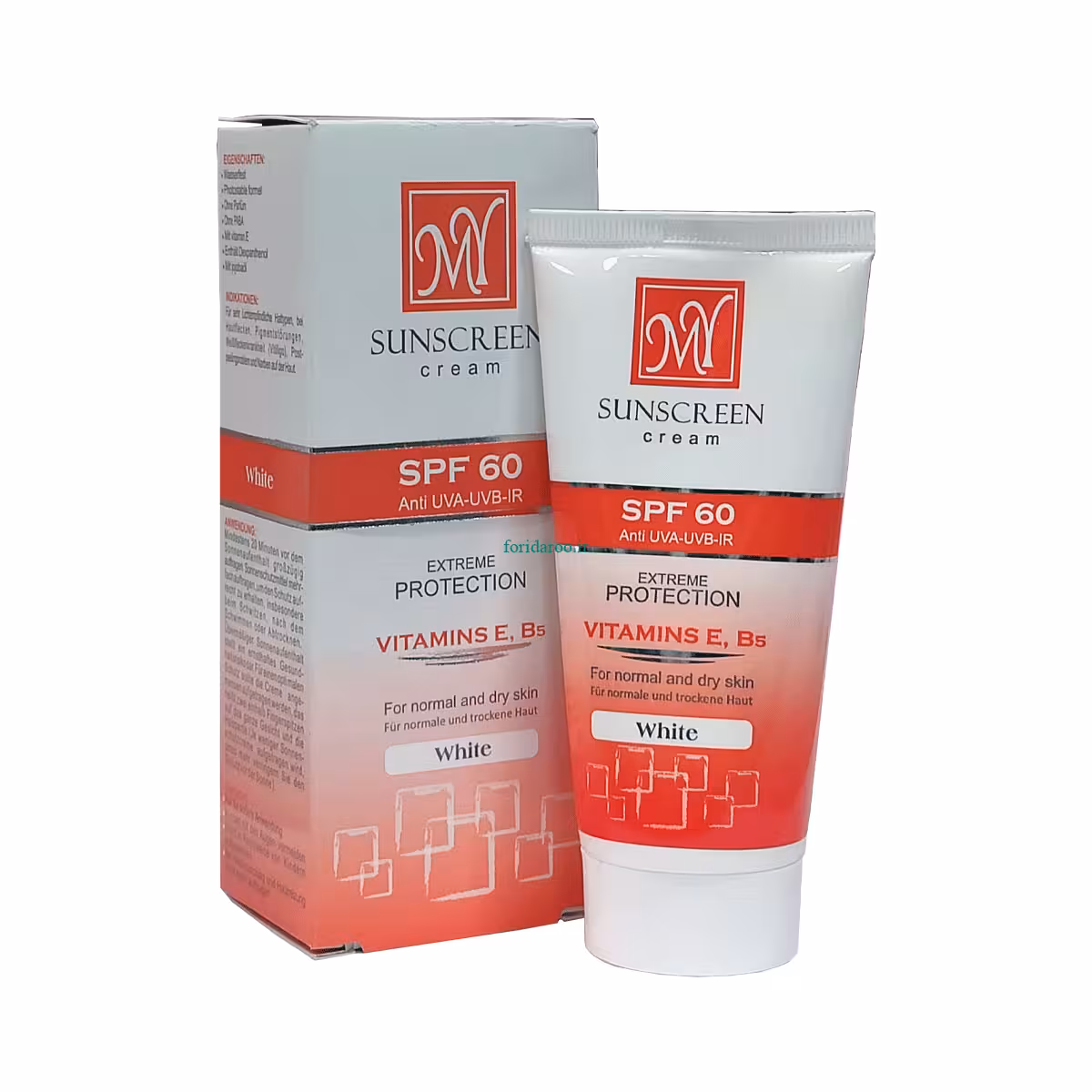 کرم محافظ آفتاب مای SPF60 بی رنگ